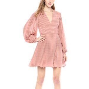 KEEPSAKE REVOLVE Long Sleeve Waterfall Mini Dress
